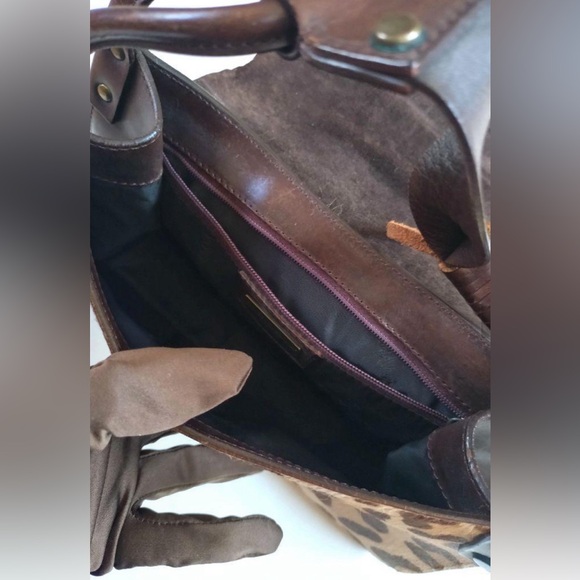 Authentic Dolce & Gabbana Leopard Print Calf Hair and Leather Shoulder Bag - Picture 15 of 16